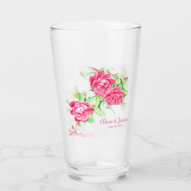 Cafe Roses Glass (Front)