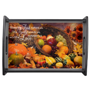 Cafe Serving Tray/Fall Harvest Tray
