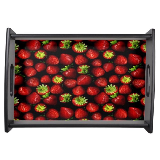Cafe Serving Tray/Strawberries Tray (Front)