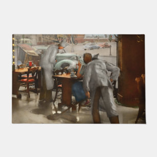Cafe - Table for one 1941 Doormat