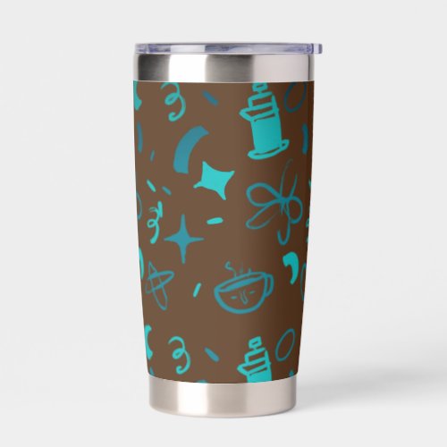 Caf Teal Bliss Insulated Tumbler