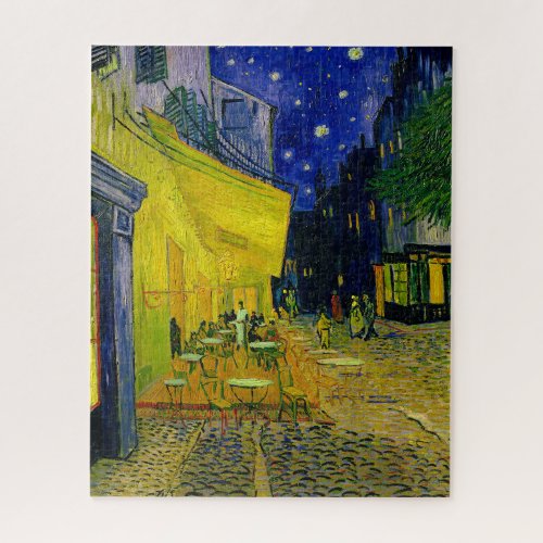 Cafe Terrace Arles Place du Forum by van Gogh Jigsaw Puzzle