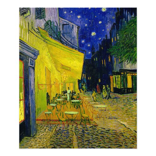 Cafe Terrace Arles Place du Forum by van Gogh Photo Print