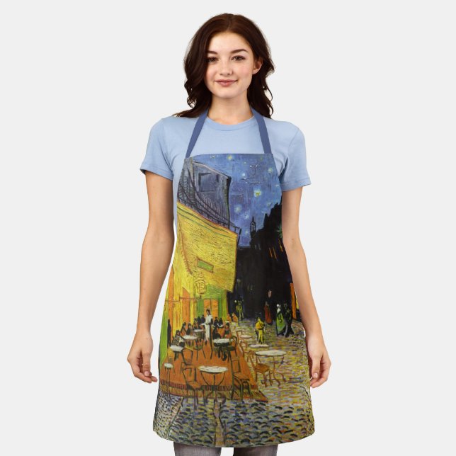 Cafe Terrace at Night by van Gogh Apron (Worn)