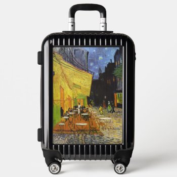 Café Terrace At Night By Van Gogh Luggage by aura2000 at Zazzle