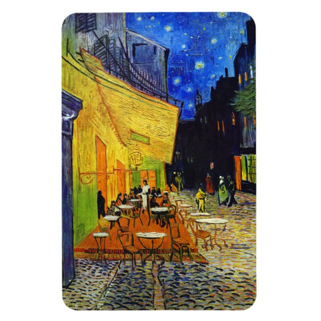 Cafe Terrace at Night by Van Gogh Magnet (Vertical)
