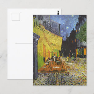 Cafe Terrace at Night by Van Gogh Postcard