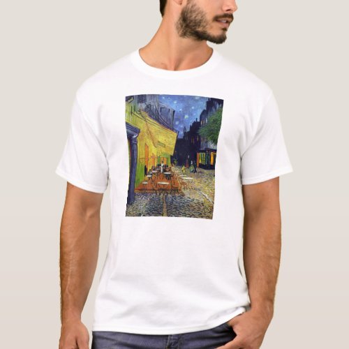 Cafe Terrace at Night by Vincent van Gogh 1888 T_Shirt