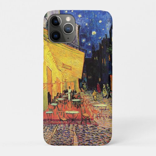 Cafe Terrace at Night by Vincent van Gogh iPhone 11 Pro Case