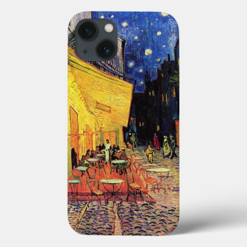 Cafe Terrace at Night by Vincent van Gogh iPhone 13 Case