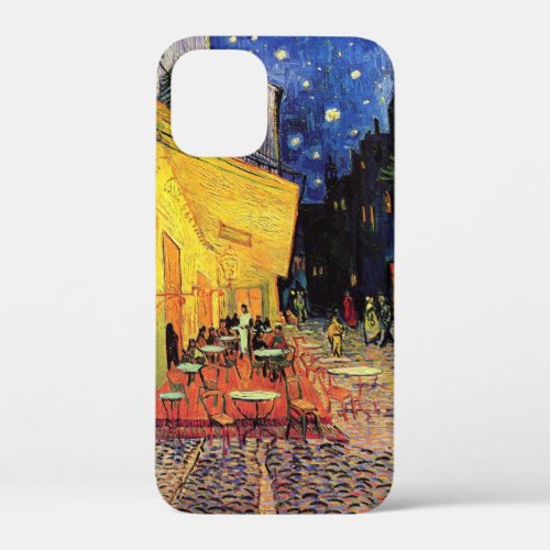 Cafe Terrace at Night by Vincent van Gogh iPhone 12 Mini Case