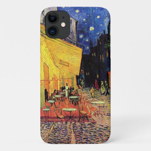 Cafe Terrace at Night by Vincent van Gogh iPhone 11 Case