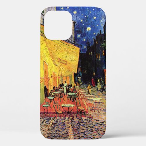 Cafe Terrace at Night by Vincent van Gogh iPhone 12 Pro Case
