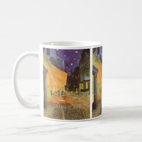 Cafe Terrace at Night by Vincent van Gogh Coffee Mug