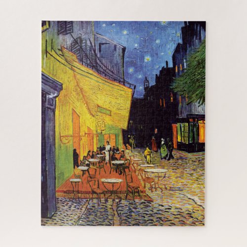 Cafe Terrace at Night by Vincent Van Gogh Jigsaw Puzzle