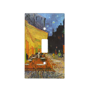 Cafe Terrace at Night by Vincent Van Gogh Light Switch Cover