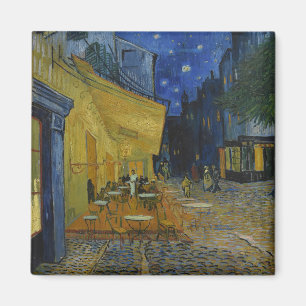 Cafe Terrace at Night by Vincent van Gogh Magnet