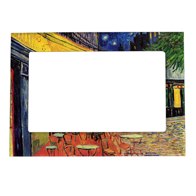 Cafe Terrace at Night by Vincent van Gogh Magnetic Frame (Front)