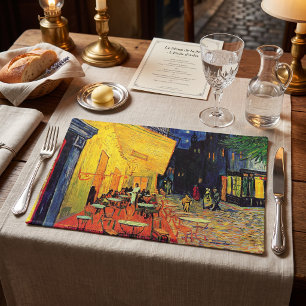 Cafe Terrace at Night by Vincent van Gogh Placemat