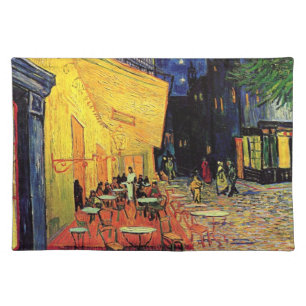 Cafe Terrace at Night by Vincent van Gogh Placemat