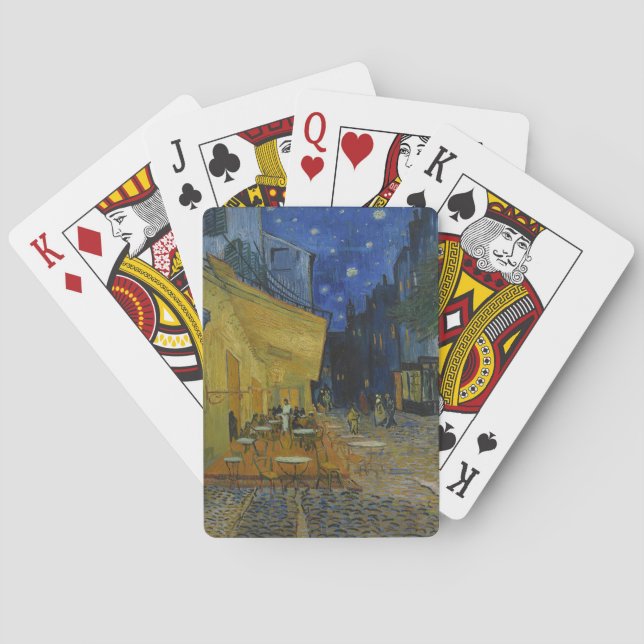 Cafe Terrace at Night by Vincent van Gogh  Poker Cards (Back)