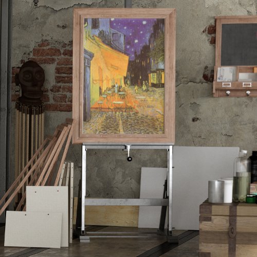 Cafe Terrace at Night by Vincent van Gogh Poster
