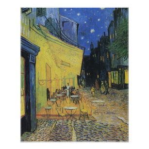Café Terrace At Night by Vincent van Gogh Poster
