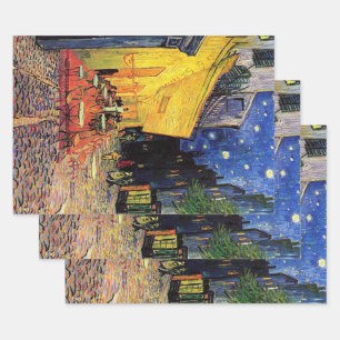 Cafe Terrace at Night by Vincent van Gogh Wrapping Paper Sheets