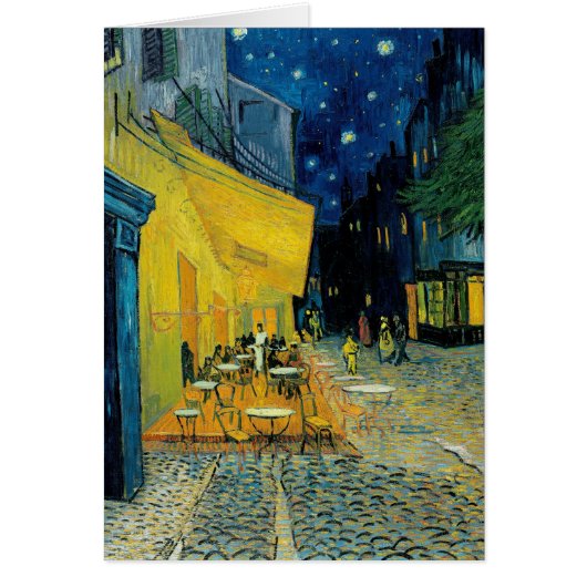 Café Terrace at Night Cards (Front)