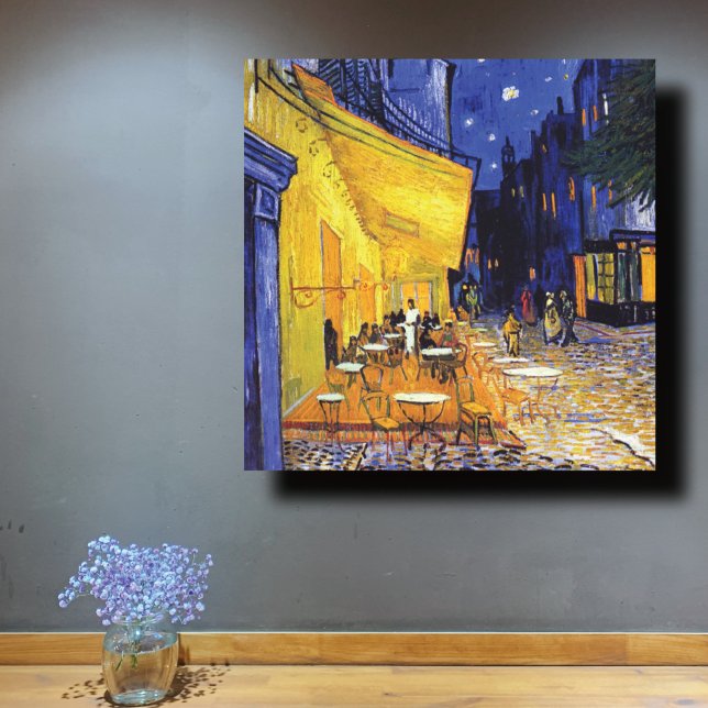 Cafe Terrace at Night France Vincent van Gogh Canvas Print (Creator Uploaded)