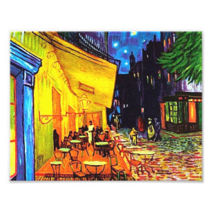 Café Terrace At Night Painting Vincent van Gogh Photo Print