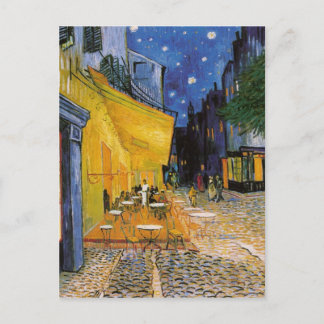 Cafe Terrace at Night Postcard