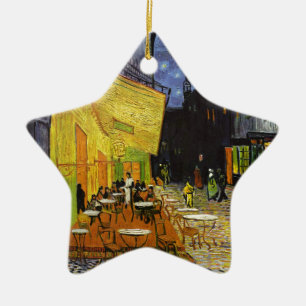 Cafe Terrace at Night Van Gogh Ceramic Ornament