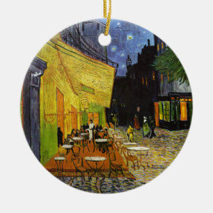 Cafe Terrace at Night Van Gogh Ceramic Ornament
