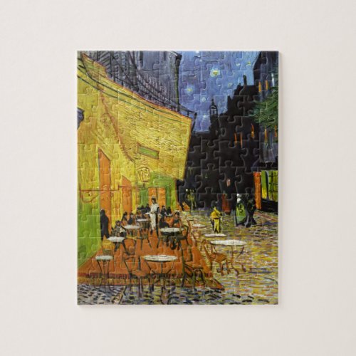 Cafe Terrace at Night Van Gogh Jigsaw Puzzle