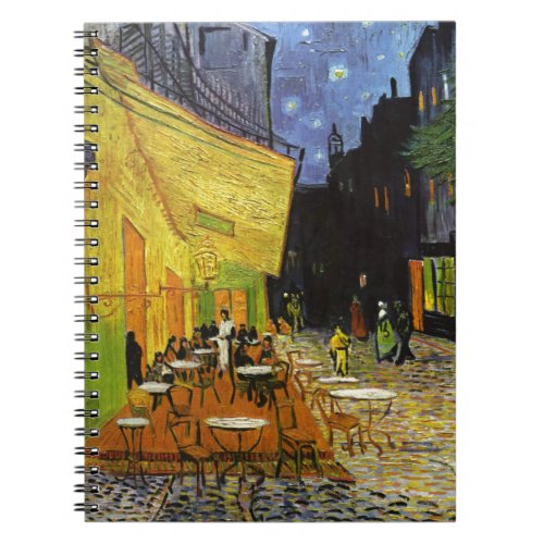Cafe Terrace at Night Van Gogh Notebook