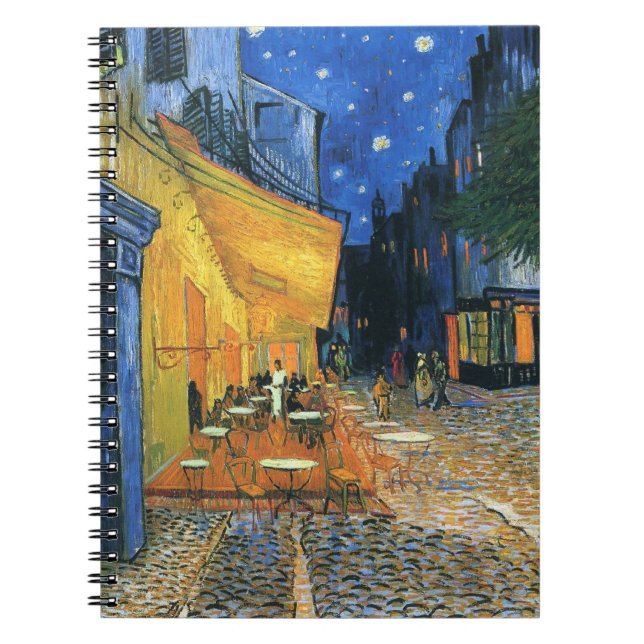 Cafe Terrace at Night Van Gogh Notebook (Front)