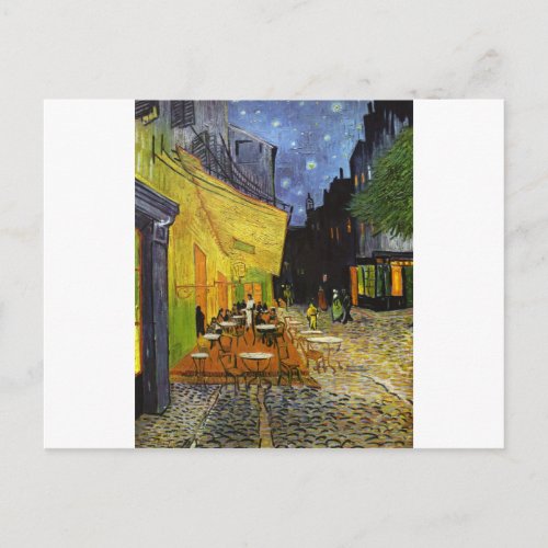 Cafe Terrace at Night Van Gogh Postcard