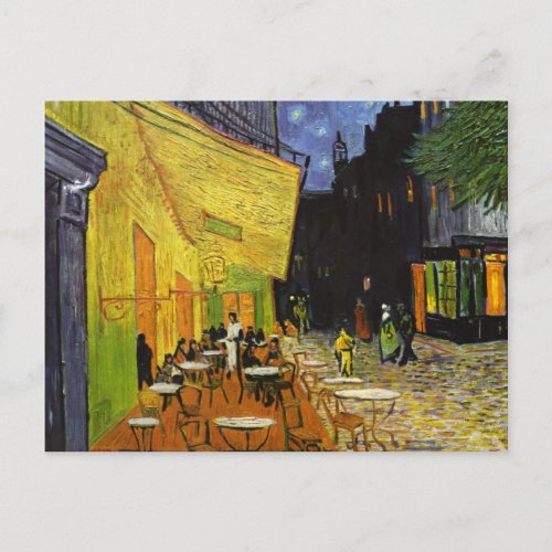 Cafe Terrace at Night Van Gogh Postcard