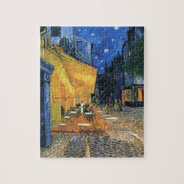 Cafe Terrace at Night Van Gogh Puzzle (Vertical)