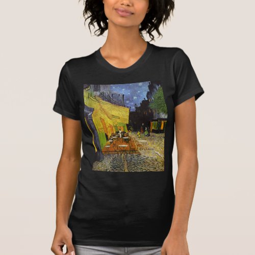 Cafe Terrace at Night Van Gogh T_Shirt