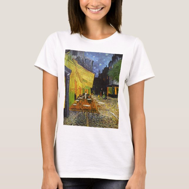 Cafe Terrace at Night Van Gogh T-Shirt (Front)
