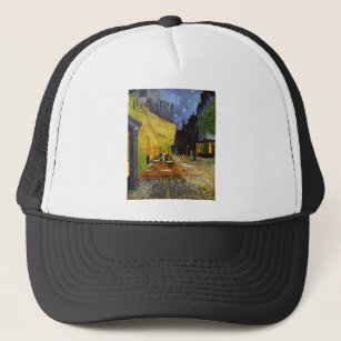 Cafe Terrace at Night Van Gogh Trucker Hat