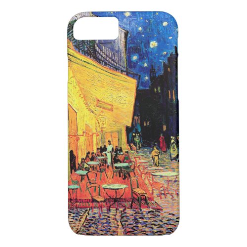 Cafe Terrace at Night Vincent van Gogh 1888 iPhone 87 Case