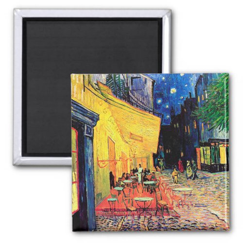 Cafe Terrace at Night Vincent van Gogh 1888 Magnet