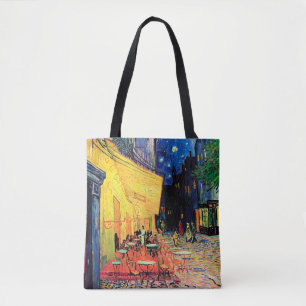 Cafe Terrace at Night, Vincent van Gogh, 1888 Tote Bag