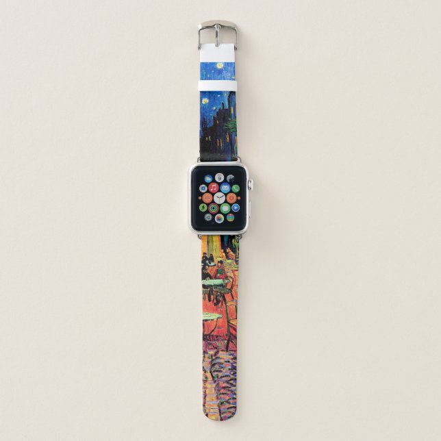 Cafe Terrace at Night, Vincent van Gogh Apple Watch Band (Front)