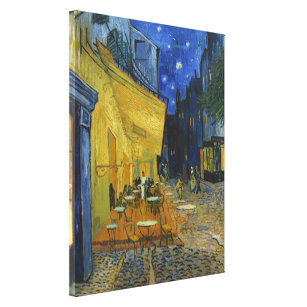 Cafe Terrace at Night   Vincent Van Gogh Canvas Print
