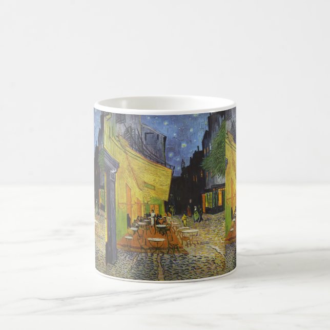 Cafe Terrace at Night - Vincent Van Gogh Coffee Mug (Center)
