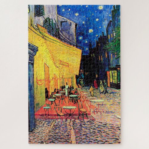Cafe Terrace at Night Vincent van Gogh Jigsaw Puzzle